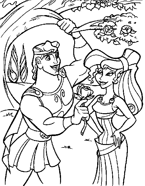 Coloring page: Hercules (Superheroes) #84185 - Free Printable Coloring Pages