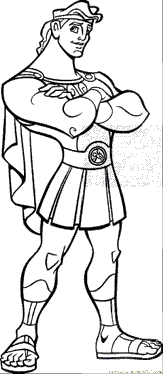 Coloring page: Hercules (Superheroes) #84224 - Free Printable Coloring Pages