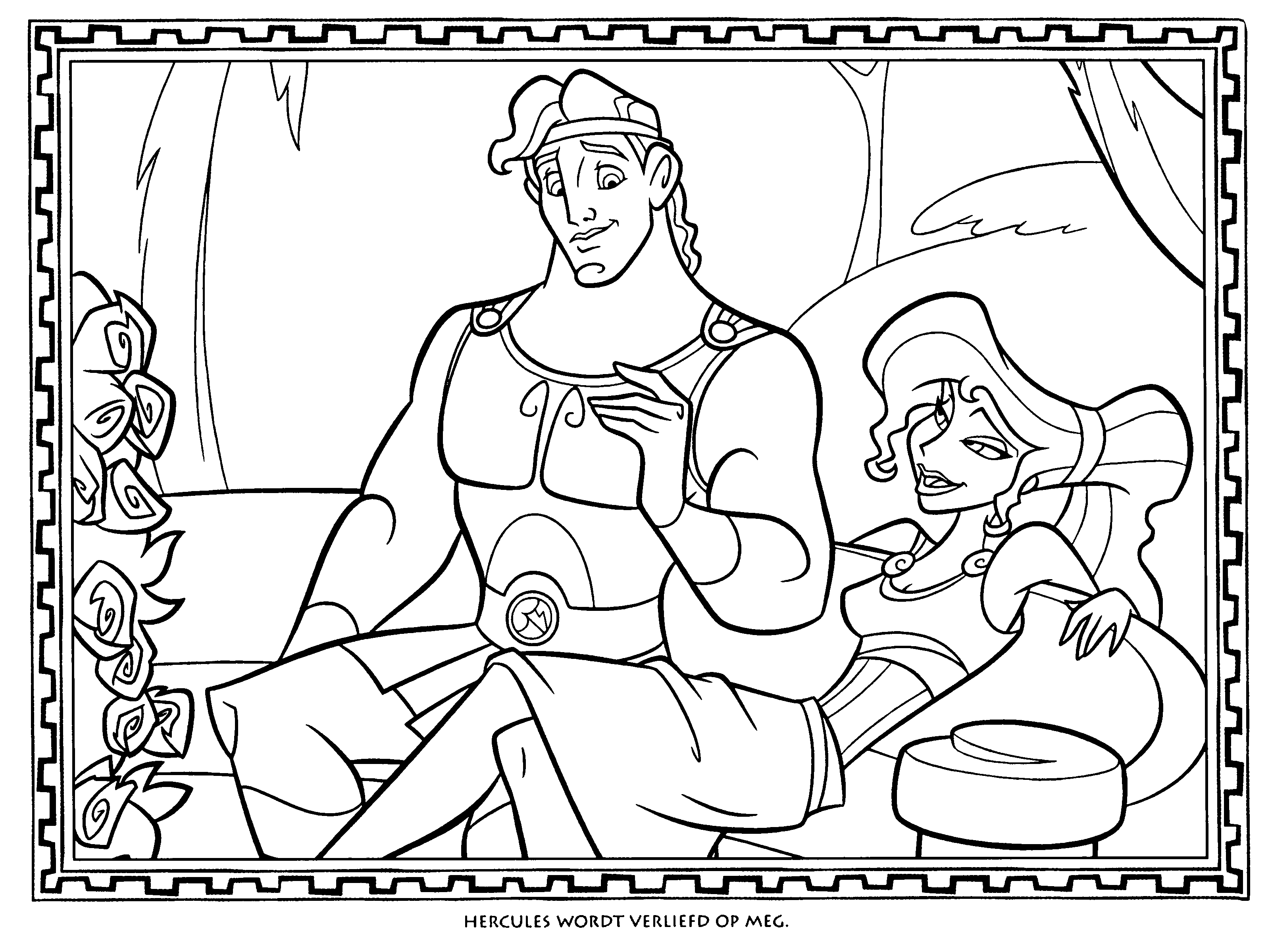 Coloring page: Hercules (Superheroes) #84234 - Free Printable Coloring Pages