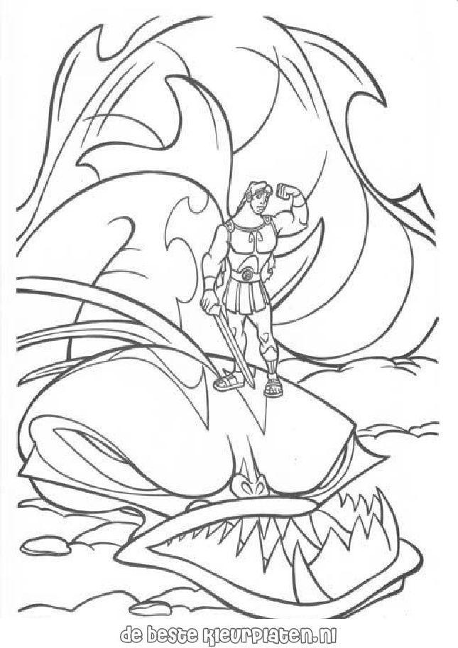 Coloring page: Hercules (Superheroes) #84257 - Free Printable Coloring Pages