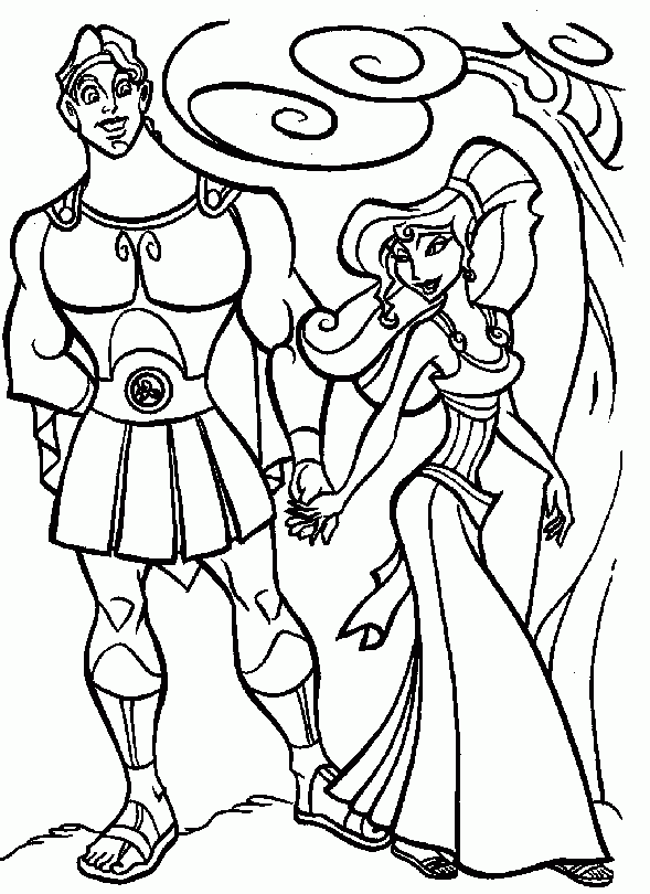 Coloring page: Hercules (Superheroes) #84285 - Free Printable Coloring Pages