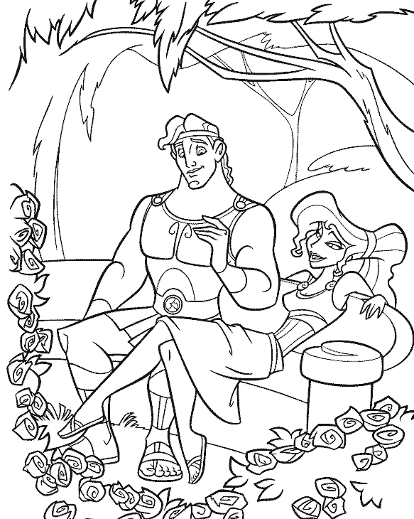 Coloring page: Hercules (Superheroes) #84288 - Free Printable Coloring Pages