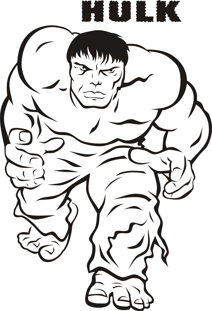 Coloring page: Hulk (Superheroes) #79005 - Free Printable Coloring Pages