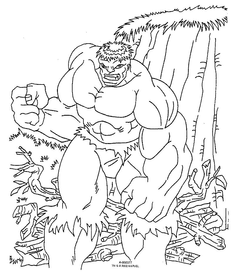 Coloring page: Hulk (Superheroes) #79018 - Free Printable Coloring Pages