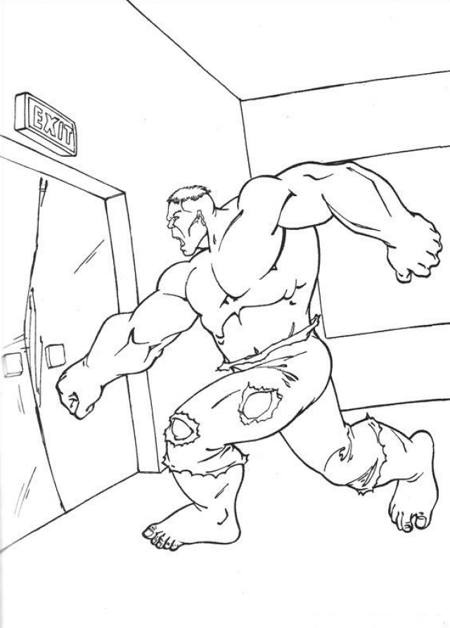 Coloring page: Hulk (Superheroes) #79024 - Free Printable Coloring Pages