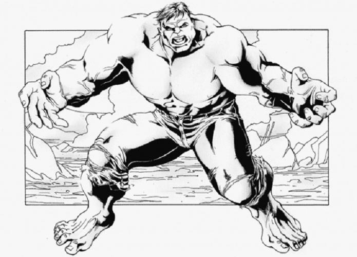 Coloring page: Hulk (Superheroes) #79025 - Free Printable Coloring Pages
