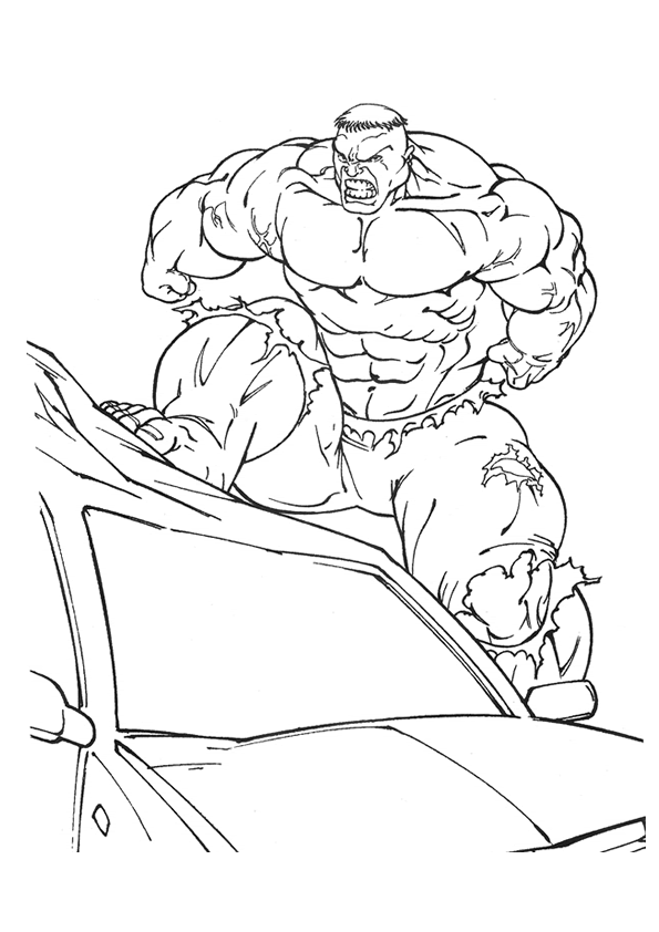 Coloring page: Hulk (Superheroes) #79041 - Free Printable Coloring Pages