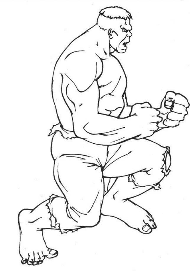 Coloring page: Hulk (Superheroes) #79043 - Free Printable Coloring Pages