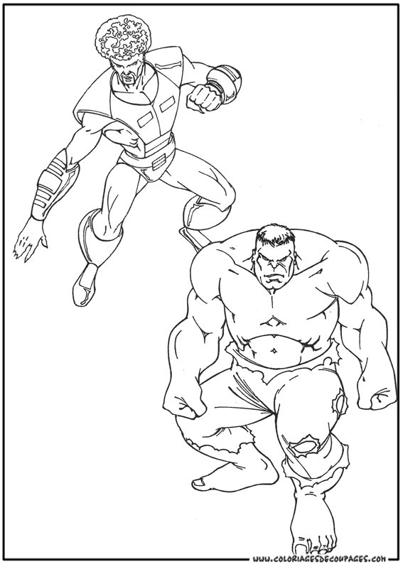 Coloring page: Hulk (Superheroes) #79053 - Free Printable Coloring Pages
