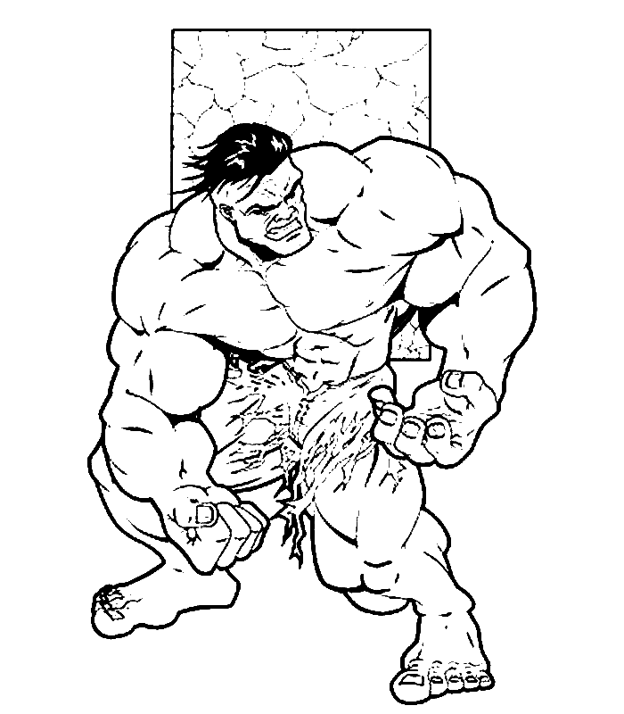 Coloring page: Hulk (Superheroes) #79054 - Free Printable Coloring Pages