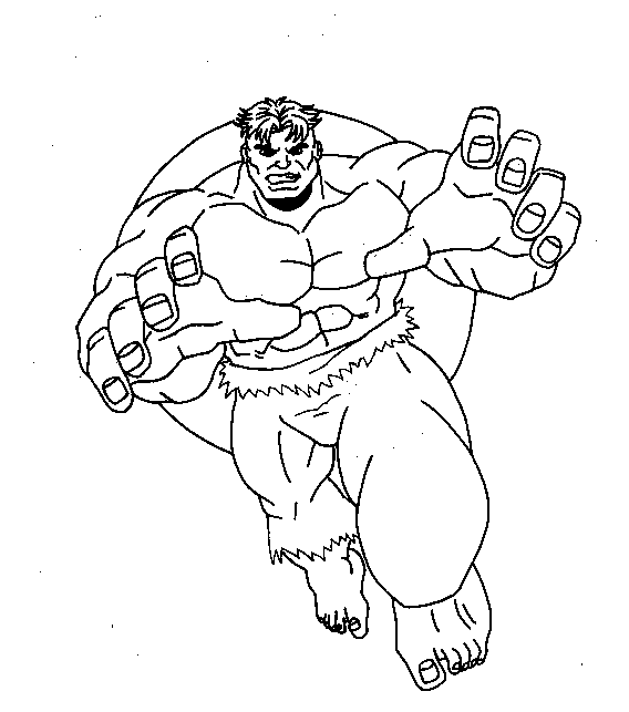 Coloring page: Hulk (Superheroes) #79060 - Free Printable Coloring Pages