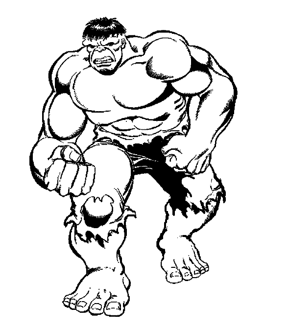 Coloring page: Hulk (Superheroes) #79067 - Free Printable Coloring Pages