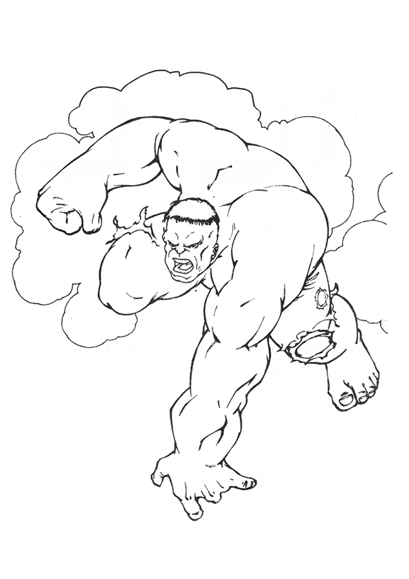 Coloring page: Hulk (Superheroes) #79075 - Free Printable Coloring Pages