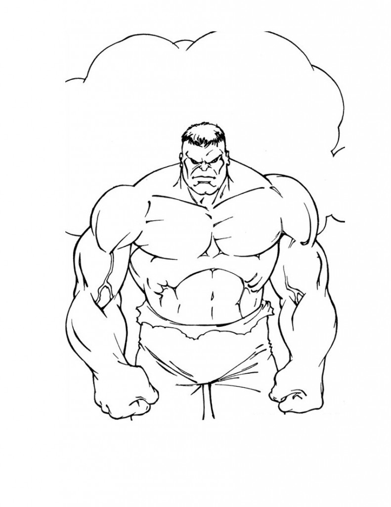 Coloring page: Hulk (Superheroes) #79079 - Free Printable Coloring Pages