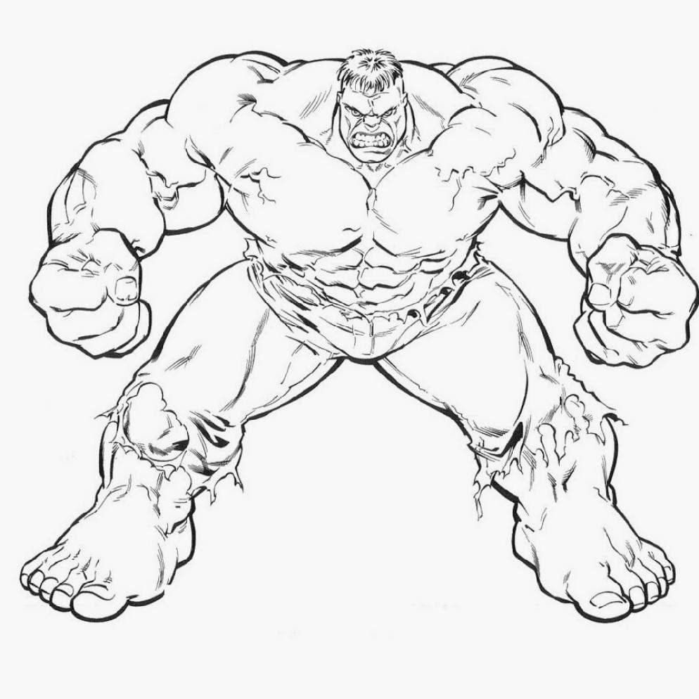 Hulk (Superheroes) Printable coloring pages