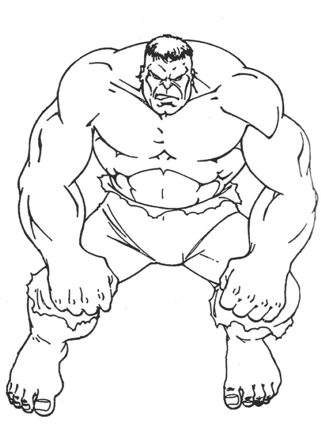 Coloring page: Hulk (Superheroes) #79091 - Free Printable Coloring Pages