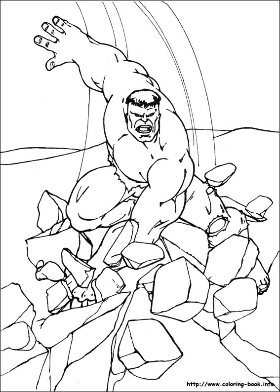 Coloring page: Hulk (Superheroes) #79094 - Free Printable Coloring Pages