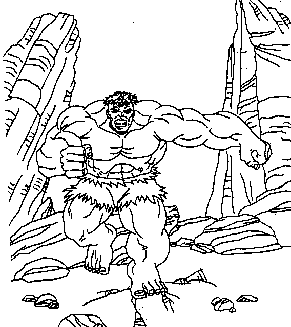 Coloring page: Hulk (Superheroes) #79102 - Free Printable Coloring Pages