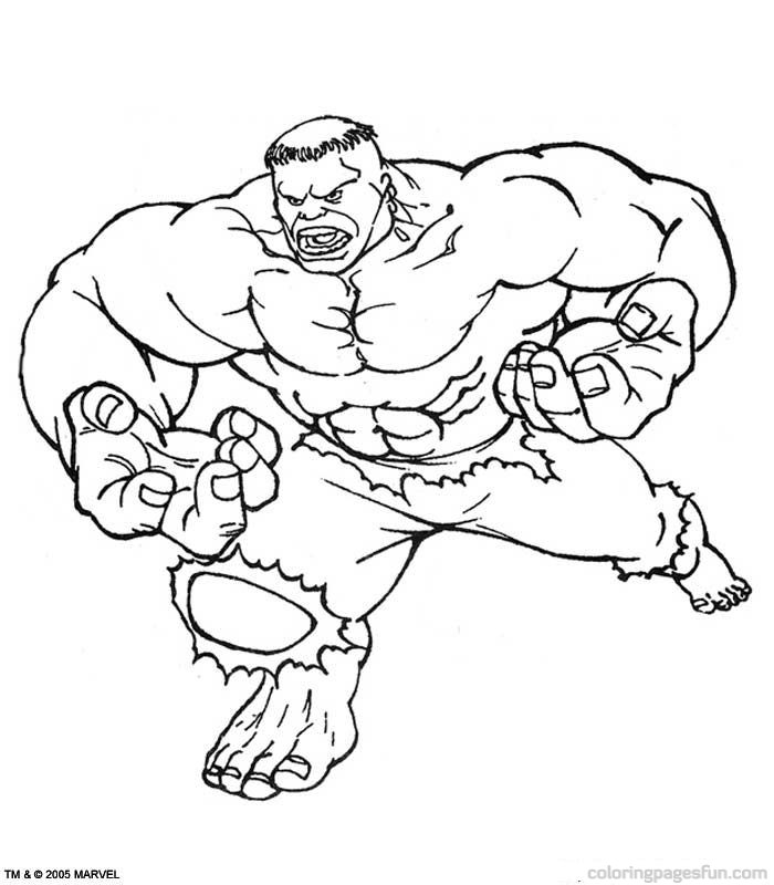 Coloring page: Hulk (Superheroes) #79109 - Free Printable Coloring Pages