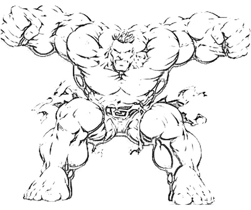 Coloring page: Hulk (Superheroes) #79122 - Free Printable Coloring Pages