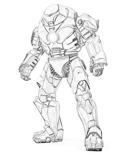 Coloring page: Iron Man (Superheroes) #80531 - Free Printable Coloring Pages