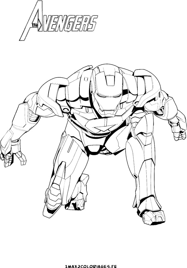 Coloring page: Iron Man (Superheroes) #80532 - Free Printable Coloring Pages