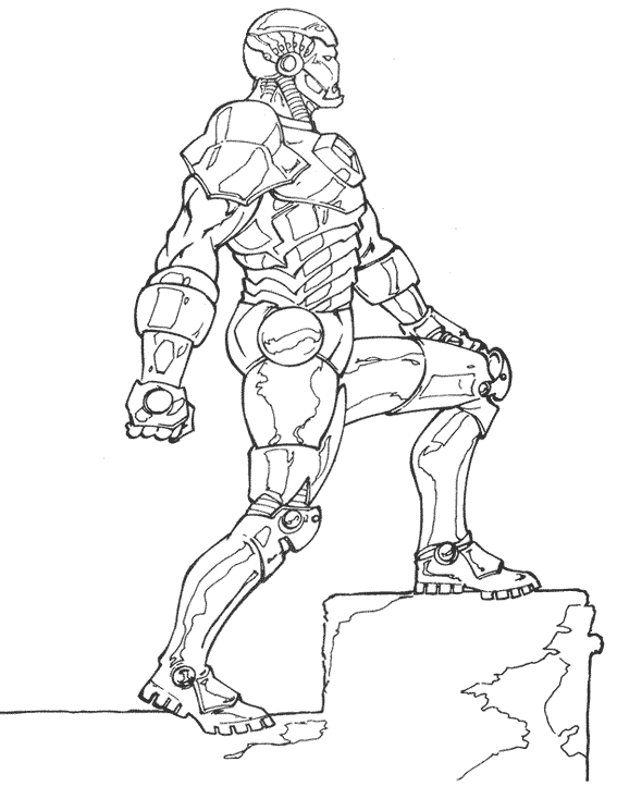 Coloring page: Iron Man (Superheroes) #80567 - Free Printable Coloring Pages