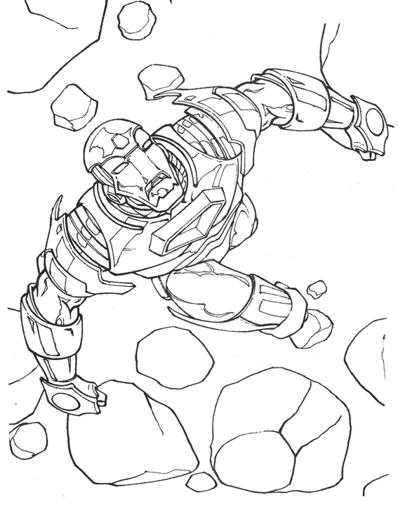 Coloring page: Iron Man (Superheroes) #80624 - Free Printable Coloring Pages