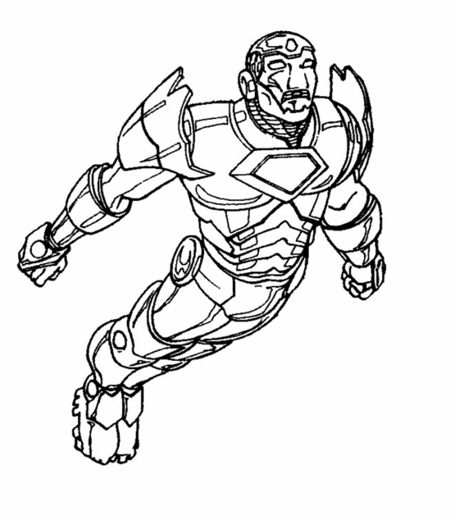 Coloring page: Iron Man (Superheroes) #80634 - Free Printable Coloring Pages