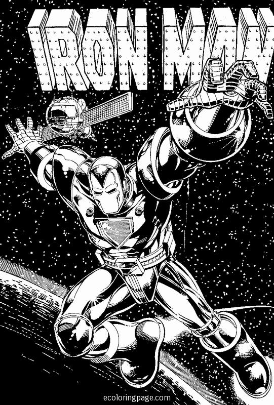 Coloring page: Iron Man (Superheroes) #80642 - Free Printable Coloring Pages