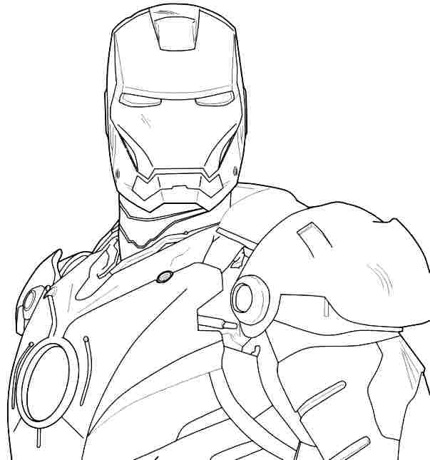 Coloring page: Iron Man (Superheroes) #80649 - Free Printable Coloring Pages