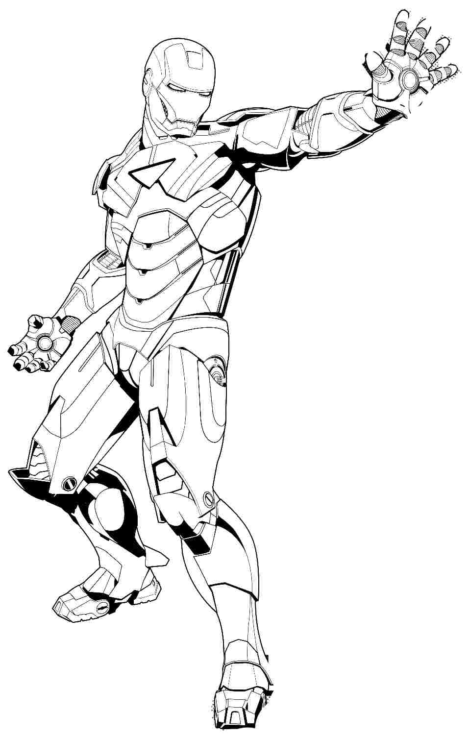 Drawing Iron Man 80663 (Superheroes) Printable coloring pages