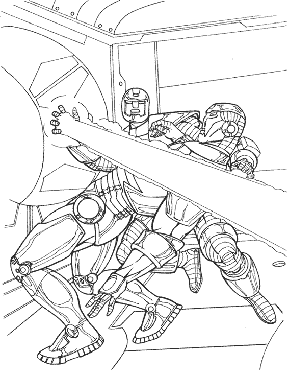 Coloring page: Iron Man (Superheroes) #80670 - Free Printable Coloring Pages