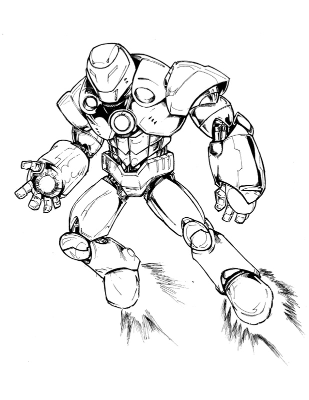 iron man 3 sketch