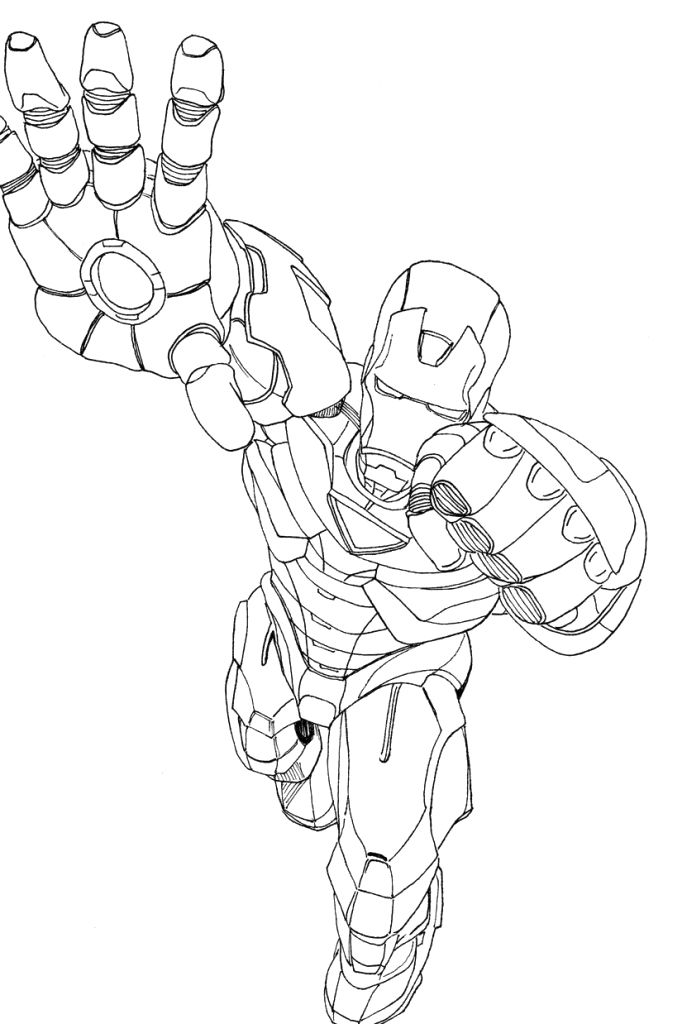 Iron Man #80694 (Superheroes) - Printable coloring pages