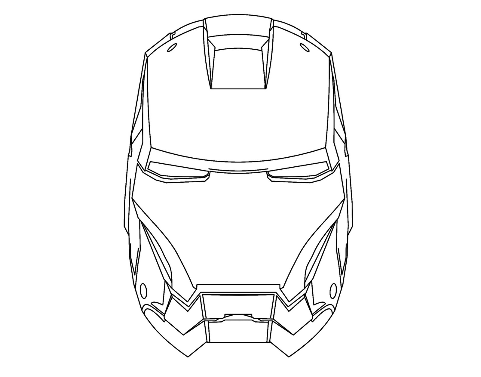 Coloring page: Iron Man (Superheroes) #80720 - Free Printable Coloring Pages