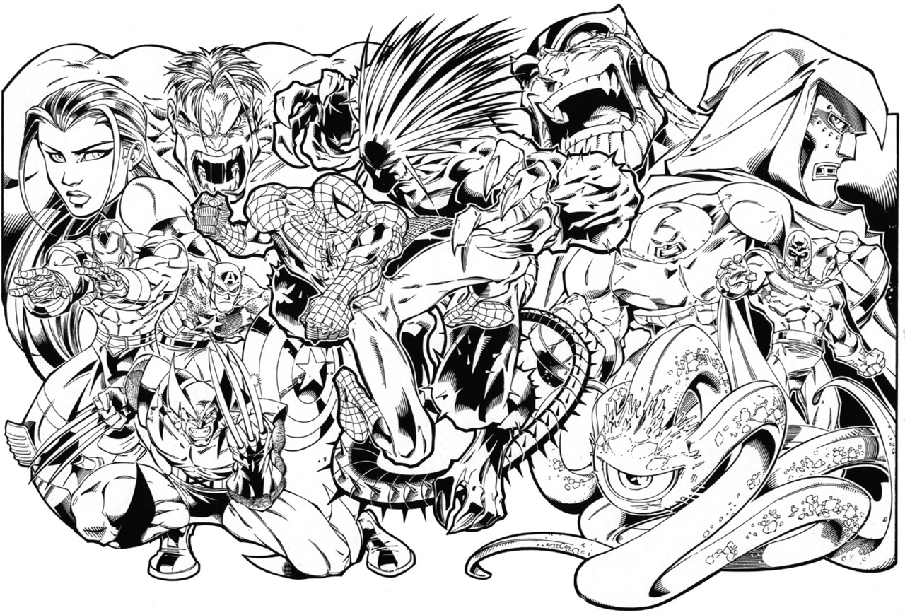 Coloring page: Marvel Super Heroes (Superheroes) #79593 - Free Printable Coloring Pages