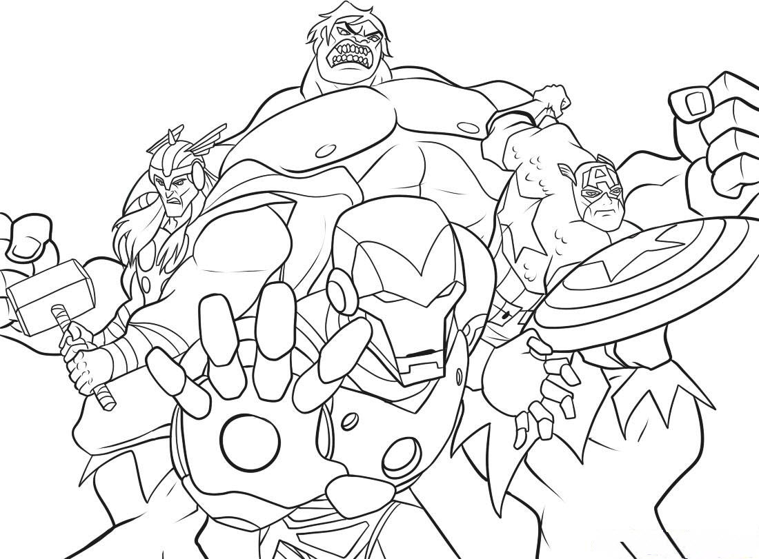Coloring page: Marvel Super Heroes (Superheroes) #79594 - Free Printable Coloring Pages