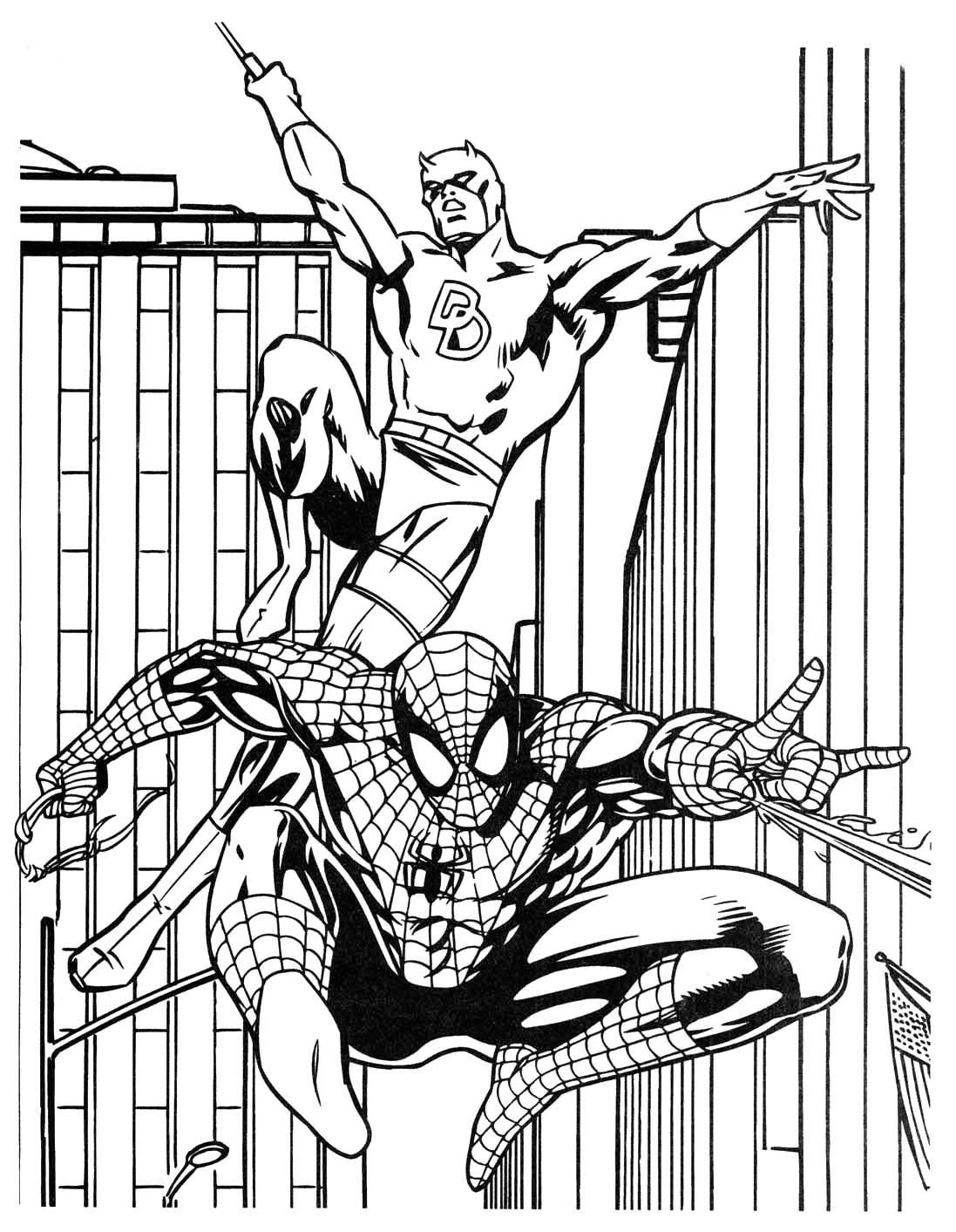 Marvelous Image of Free Spiderman Coloring Pages - davemelillo.com   Superhero coloring pages, Spiderman coloring, Avengers coloring pages