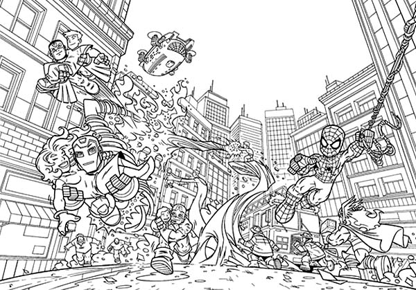 Coloring page: Marvel Super Heroes (Superheroes) #79629 - Free Printable Coloring Pages