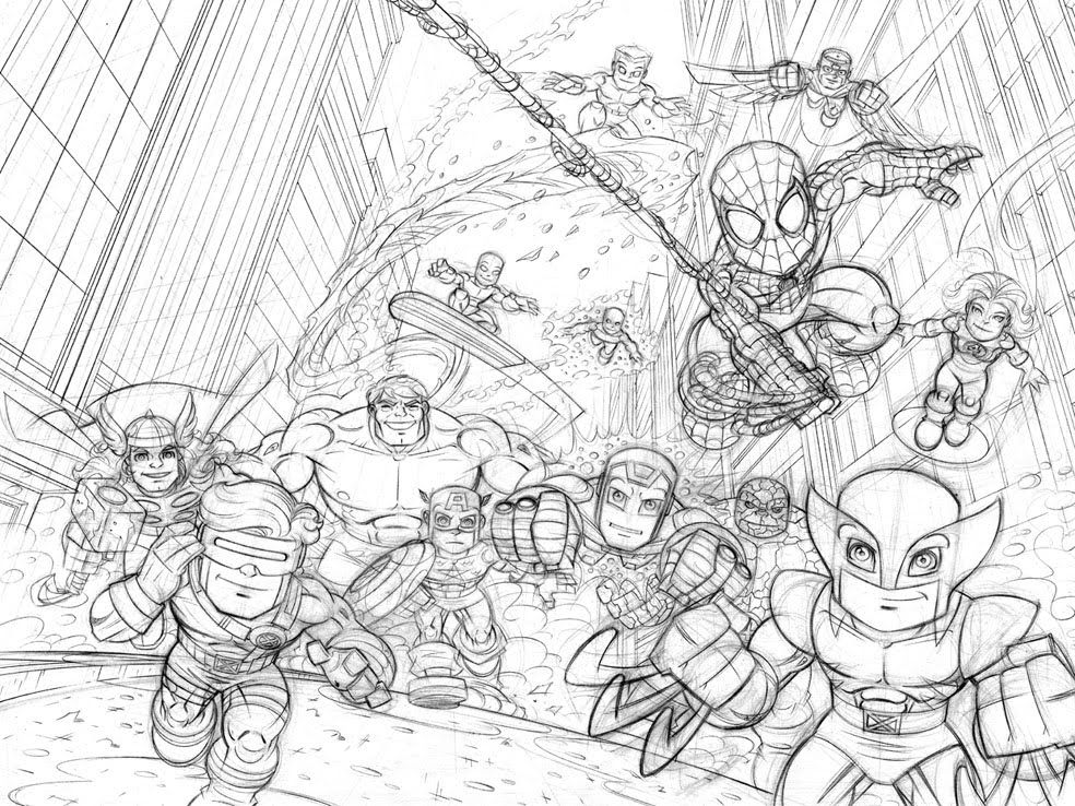Coloring page: Marvel Super Heroes (Superheroes) #79683 - Free Printable Coloring Pages