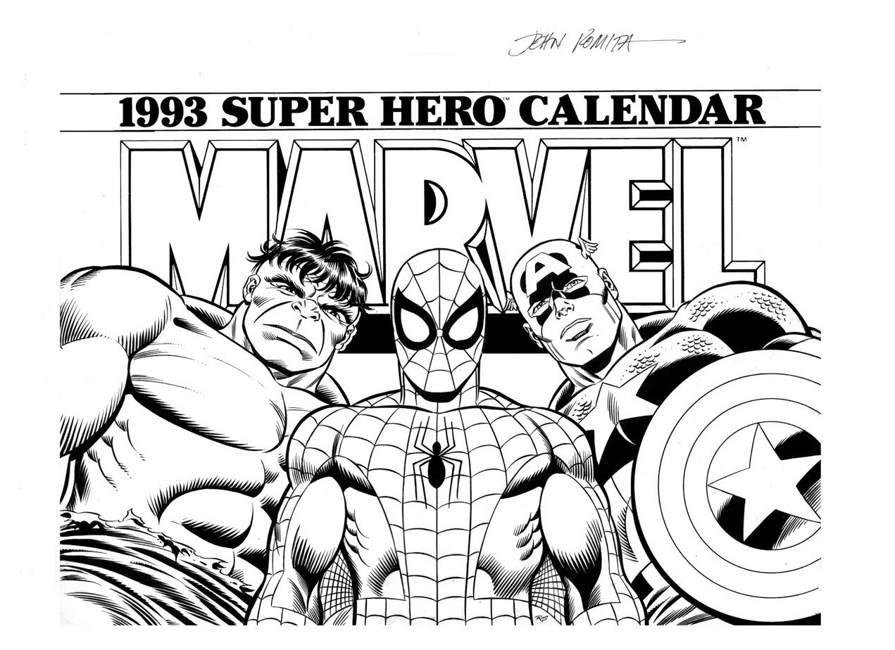 Drawing Marvel Super Heroes #79708 (Superheroes) – Printable coloring pages
