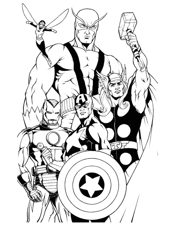 Coloring page: Marvel Super Heroes (Superheroes) #79755 - Free Printable Coloring Pages