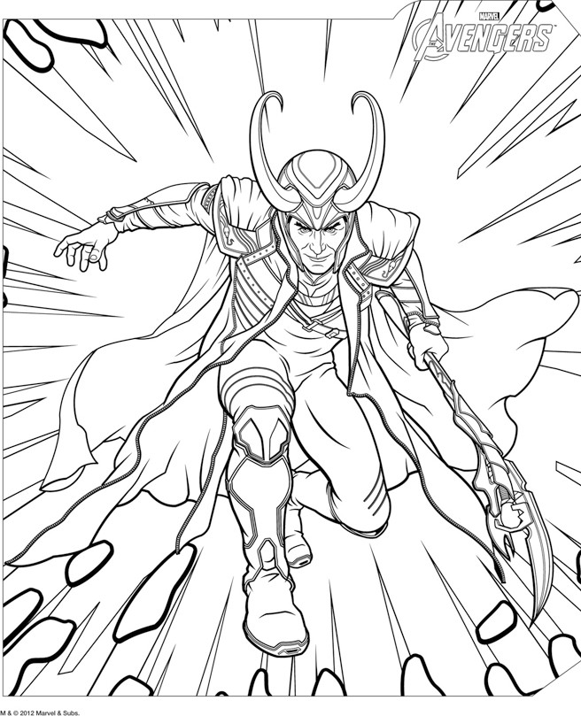 Coloring page: Marvel Super Heroes (Superheroes) #79803 - Free Printable Coloring Pages