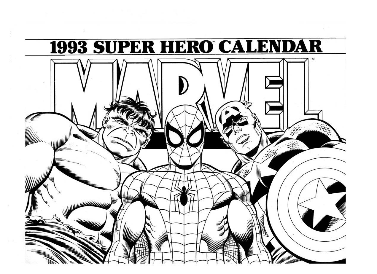 Marvel Super Heroes (Superheroes) Free Printable Coloring Pages