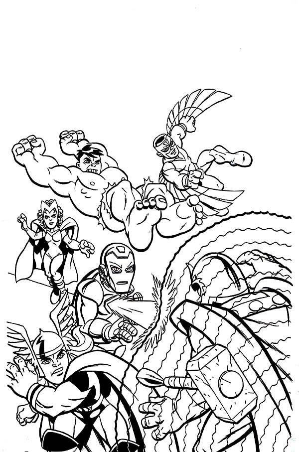 Coloring page: Marvel Super Heroes (Superheroes) #79873 - Free Printable Coloring Pages