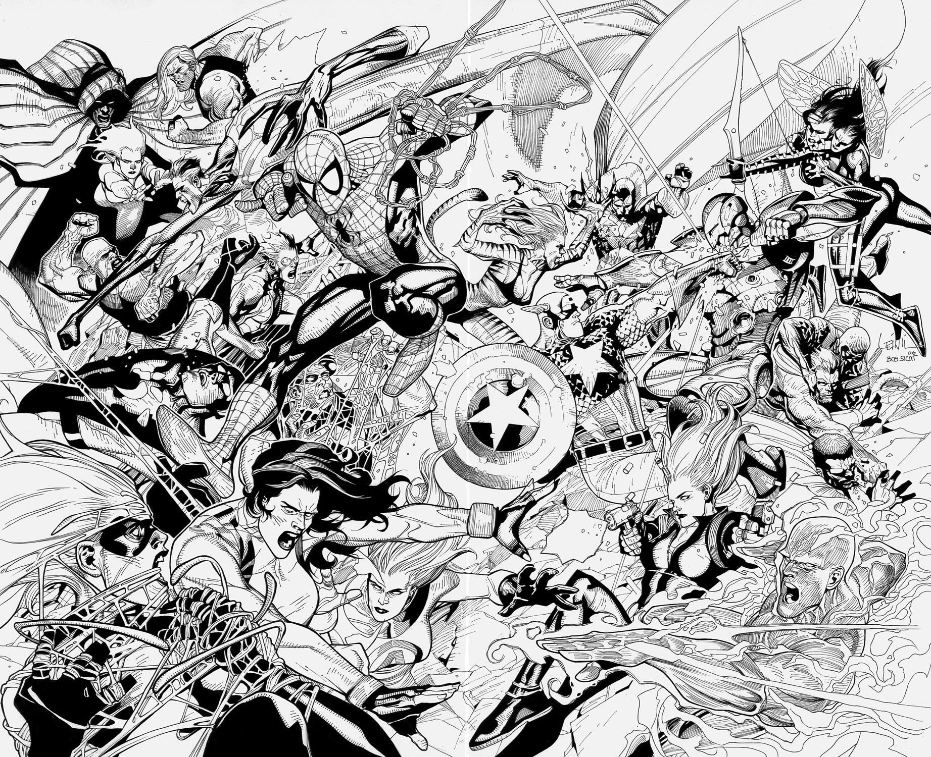 Coloring page: Marvel Super Heroes (Superheroes) #79874 - Free Printable Coloring Pages