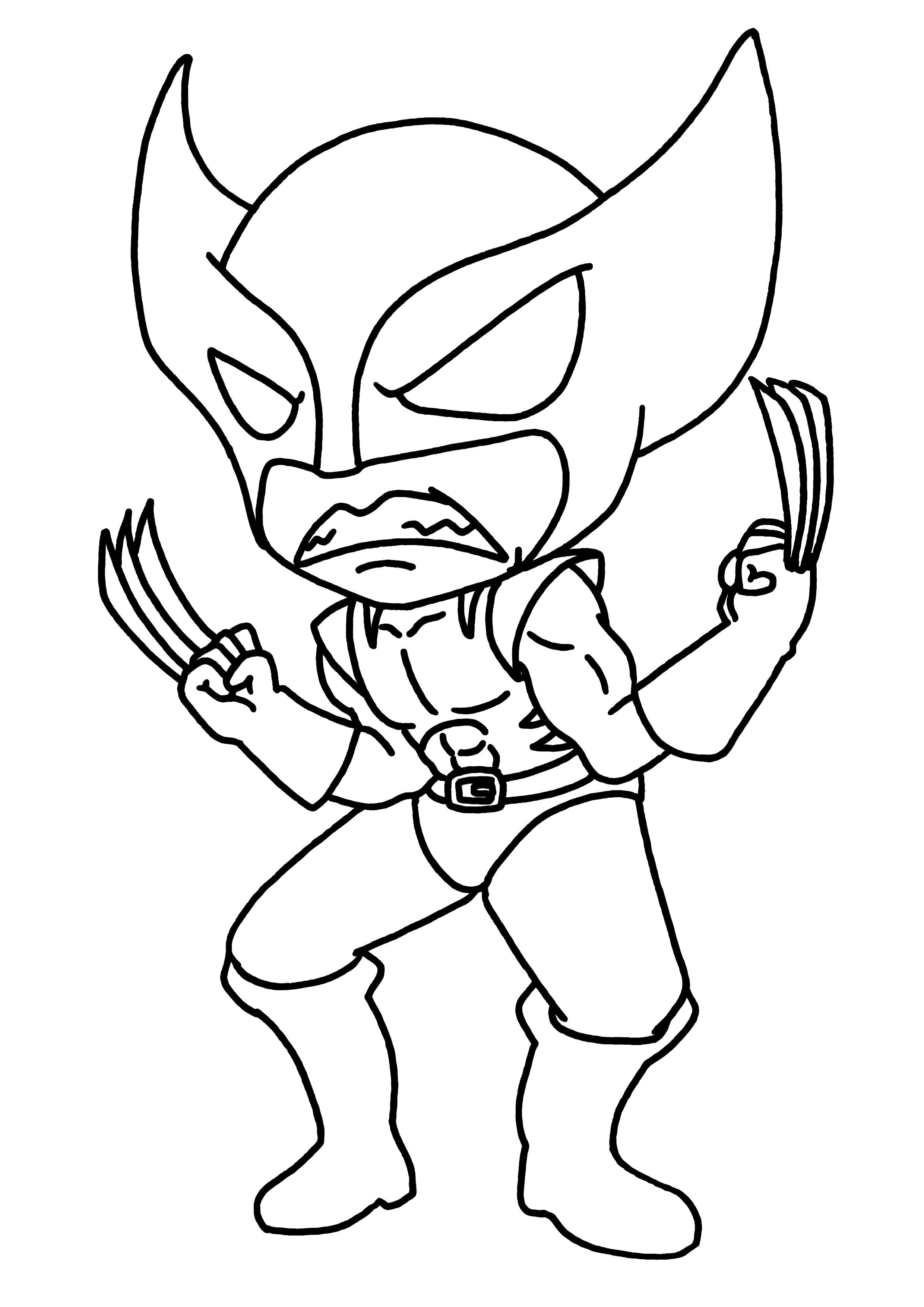 Coloring page: Marvel Super Heroes (Superheroes) #79915 - Free Printable Coloring Pages