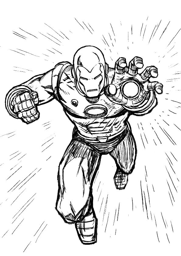 Coloring page: Marvel Super Heroes (Superheroes) #80040 - Free Printable Coloring Pages