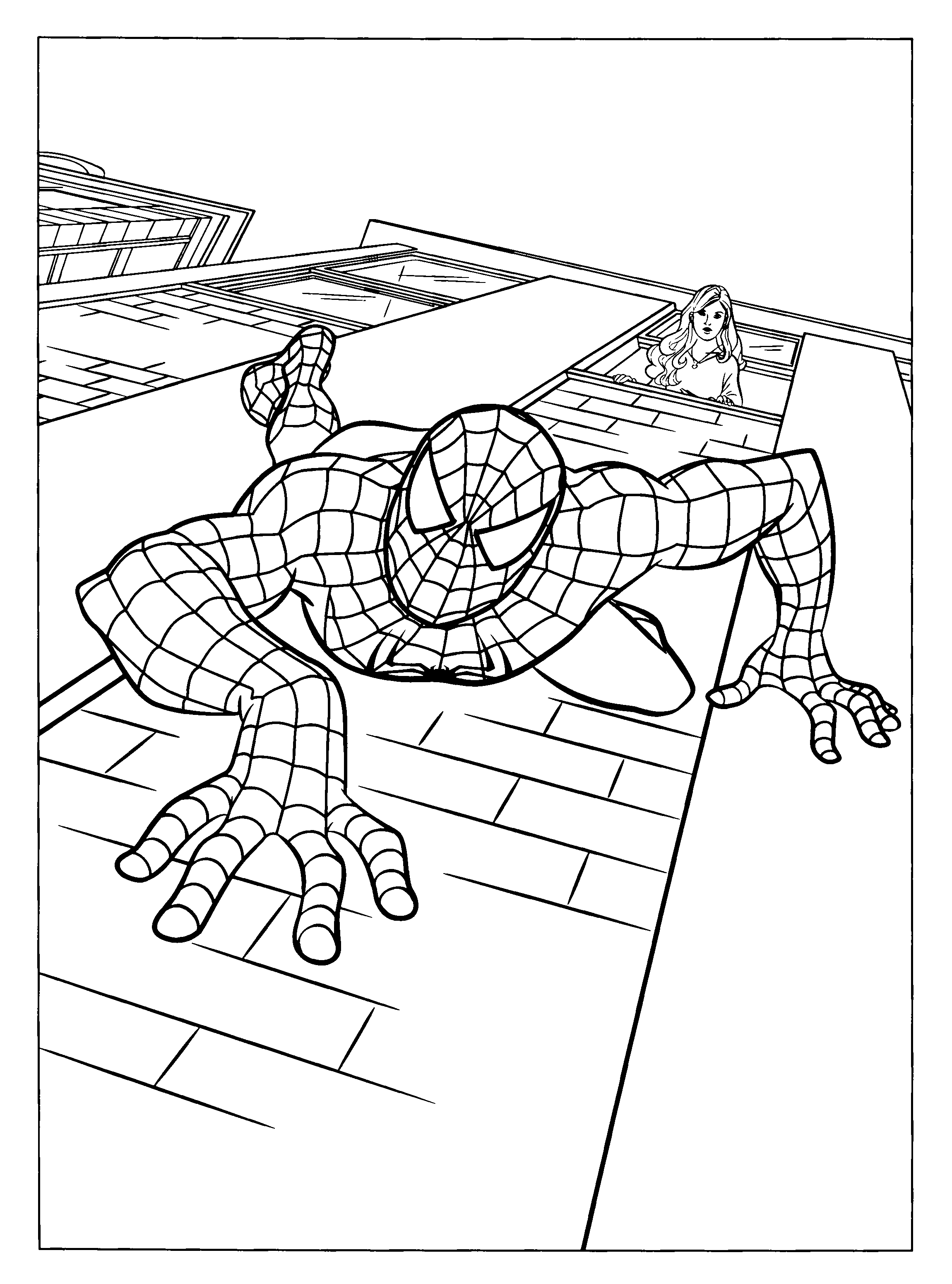 Coloring page: Marvel Super Heroes (Superheroes) #80052 - Free Printable Coloring Pages